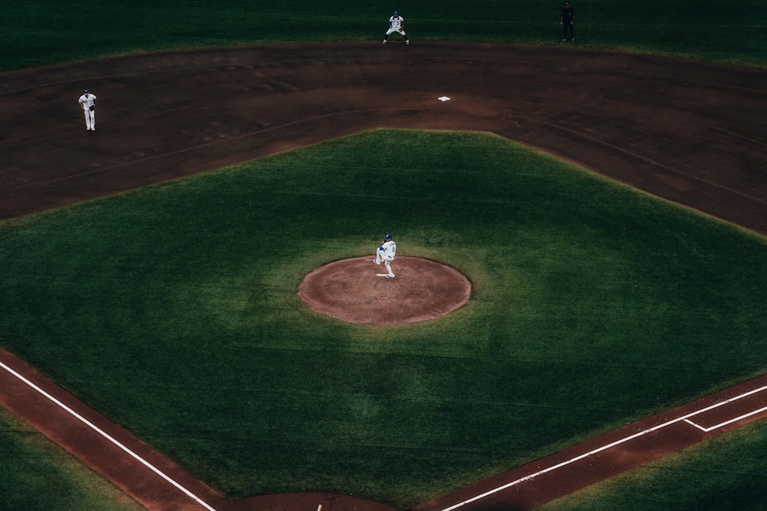 baseball field close up photography baseball pitcher throw stadium