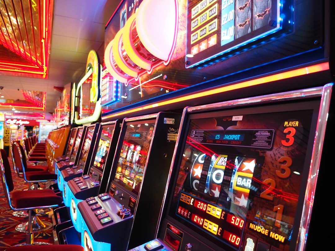 black and red arcade machine gaming certificate, audit, slot fair play
