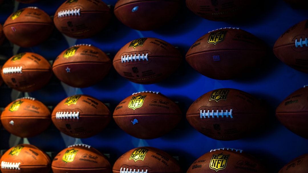 photo of assorted NFL football collection fantasy football, nfl stars, player stats