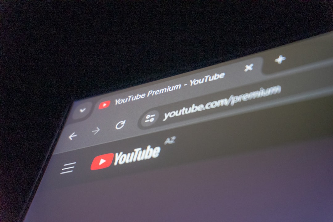 Youtube premium page displayed on a computer screen. blocked content, streaming error, location restriction