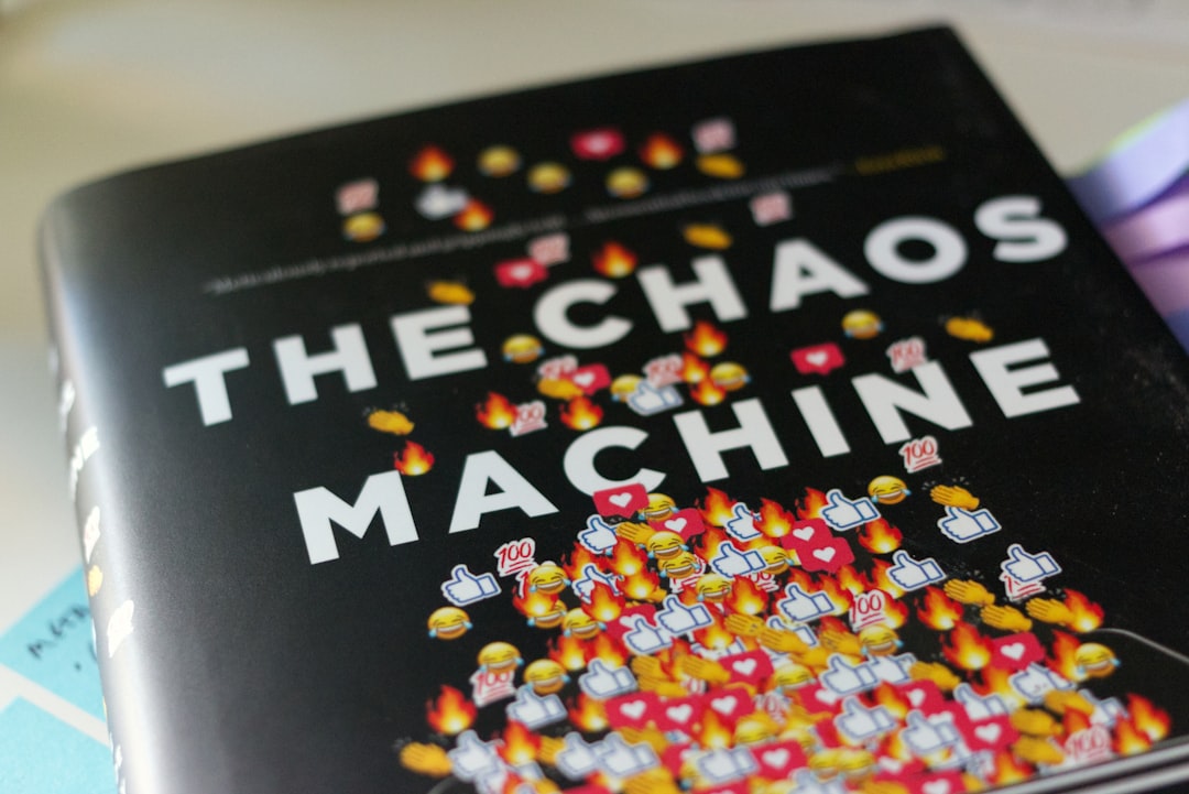 a book about the chaos machine on a table data science, machine learning, charts