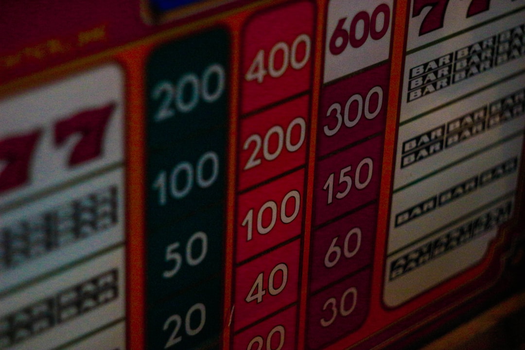 a close up of a vending machine with a lot of numbers on it usa map, sports betting laws, legalization