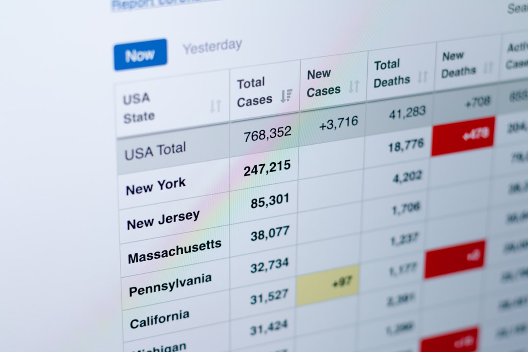 text on white background data analytics, political campaign, laptop dashboard