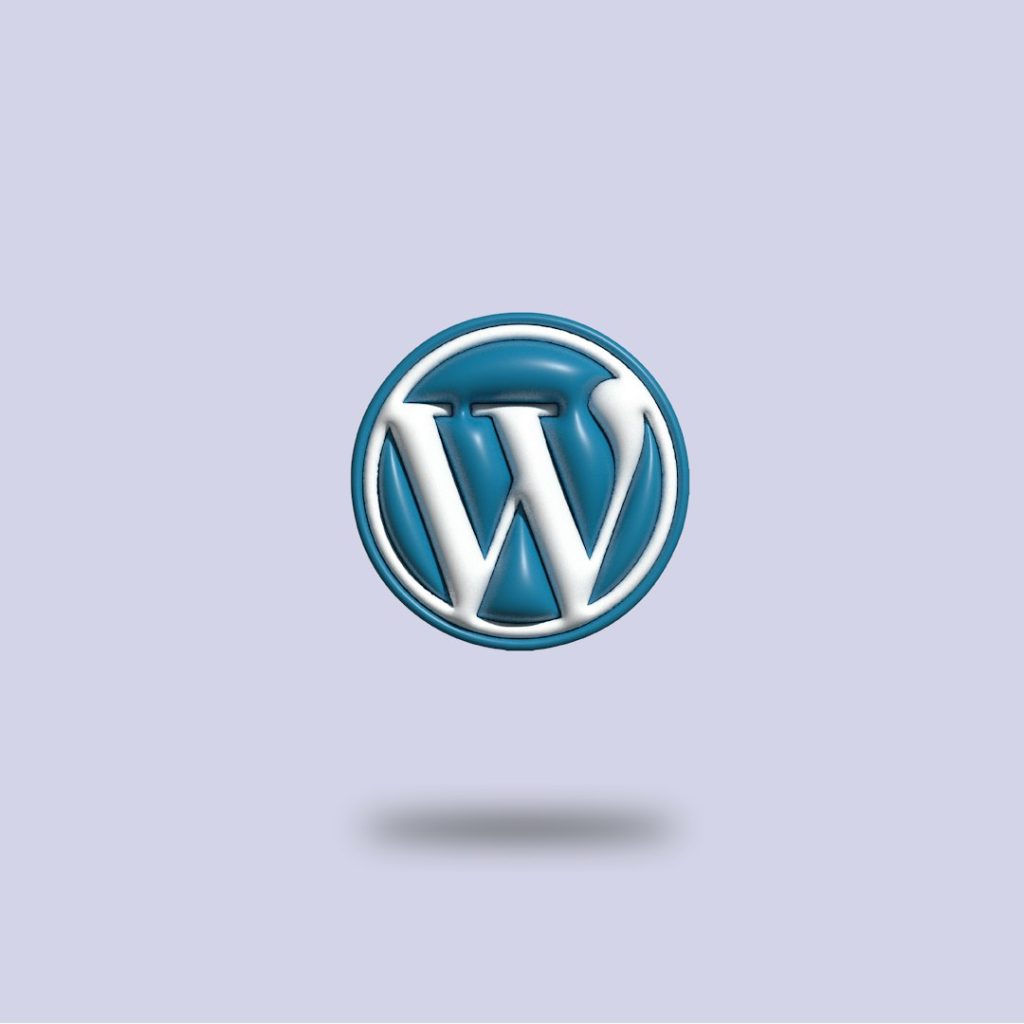 a blue and white wordpress logo wordpress dashboard ai plugin screen content generation