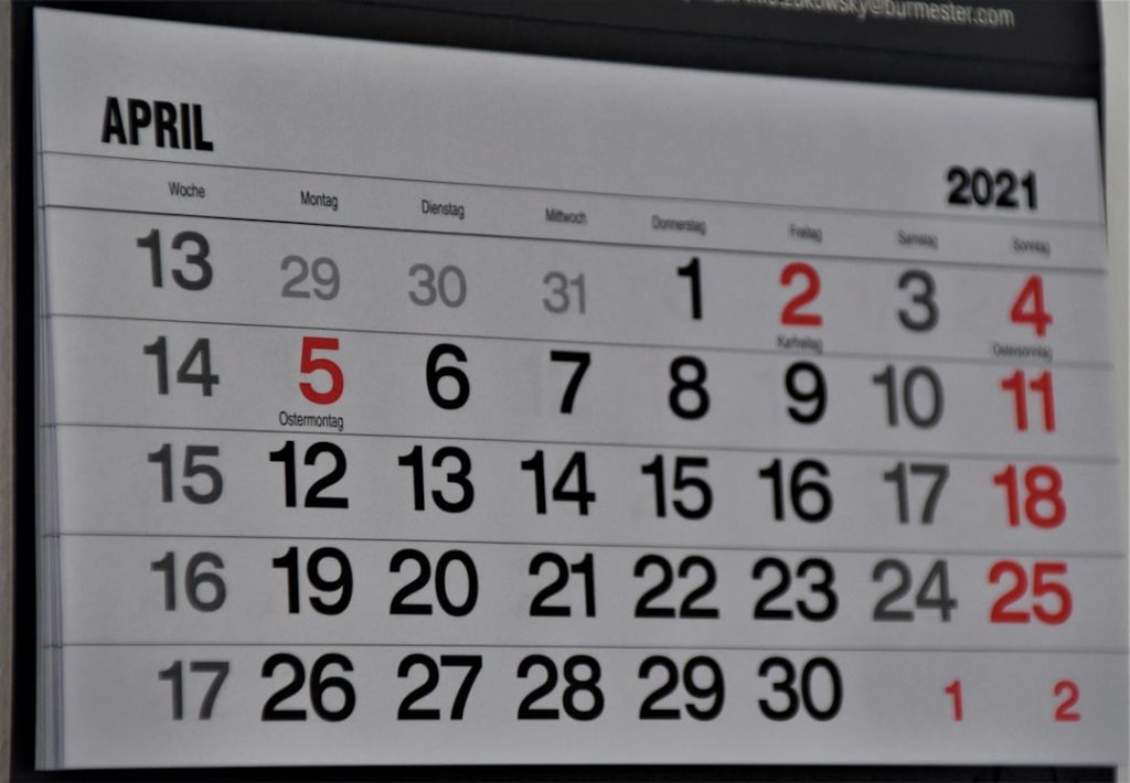black flat screen computer monitor student athlete, calendar, scheduling