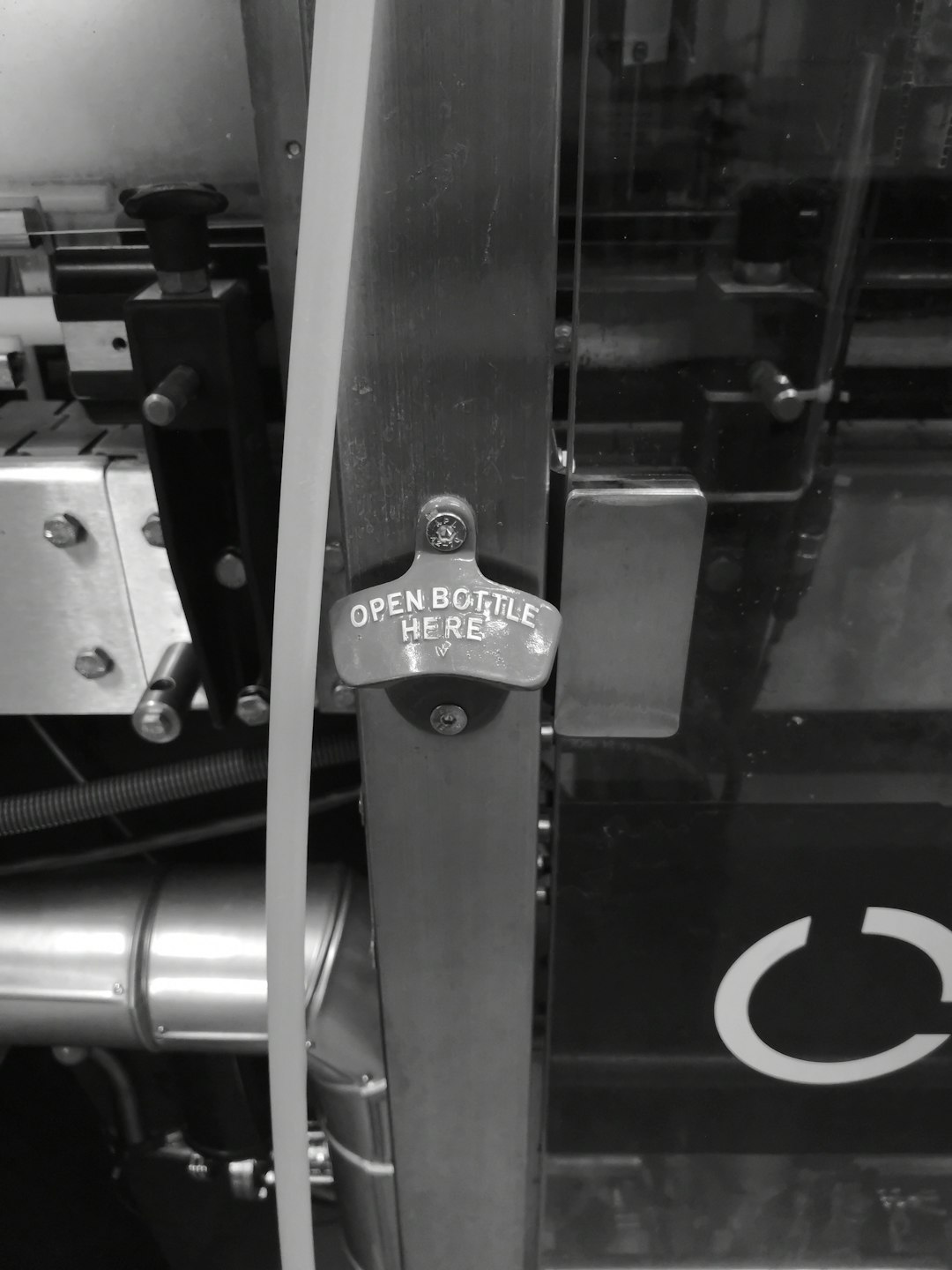 a close up of a door handle on a door heat press, jersey printing, customization tools