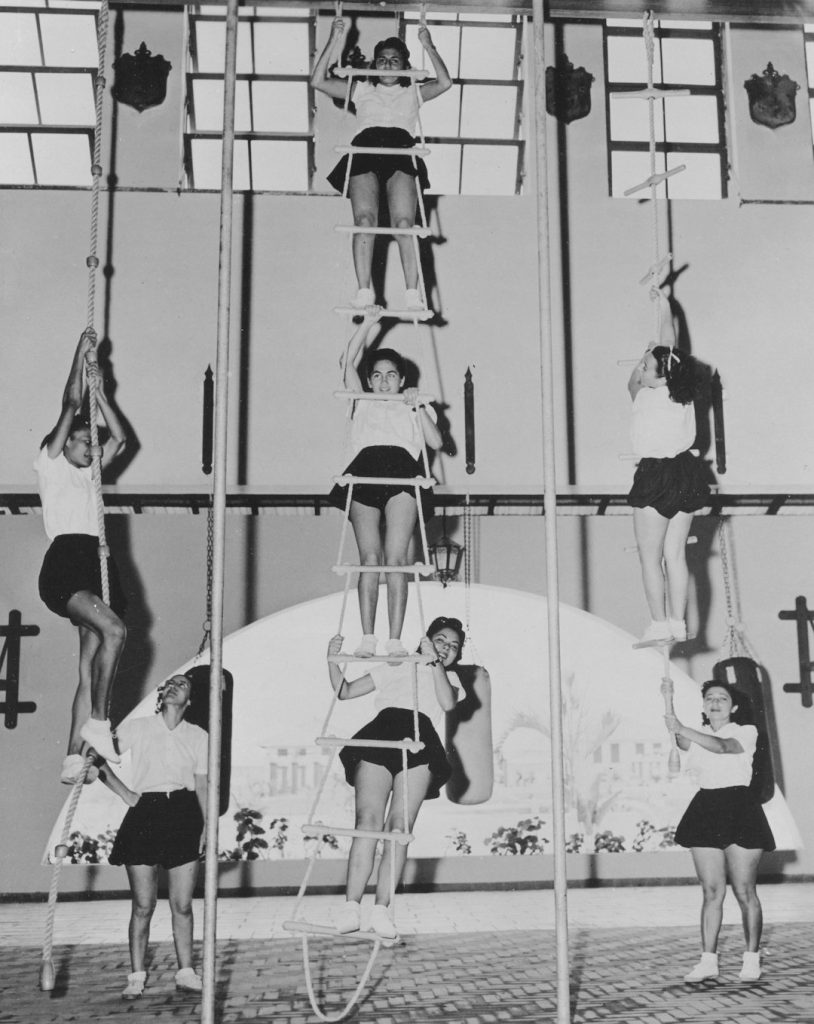 tokyo olympics 1964, volleyball game, retro style
