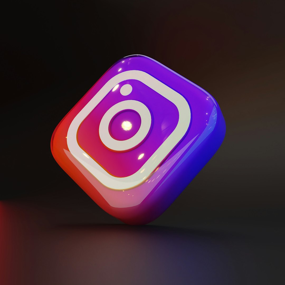 a purple and red instagram logo on a black background instagram app phone insights
