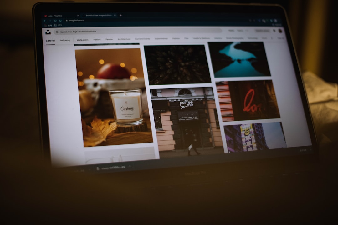 black flat screen computer monitor flickr user interface, photography sharing, community platform