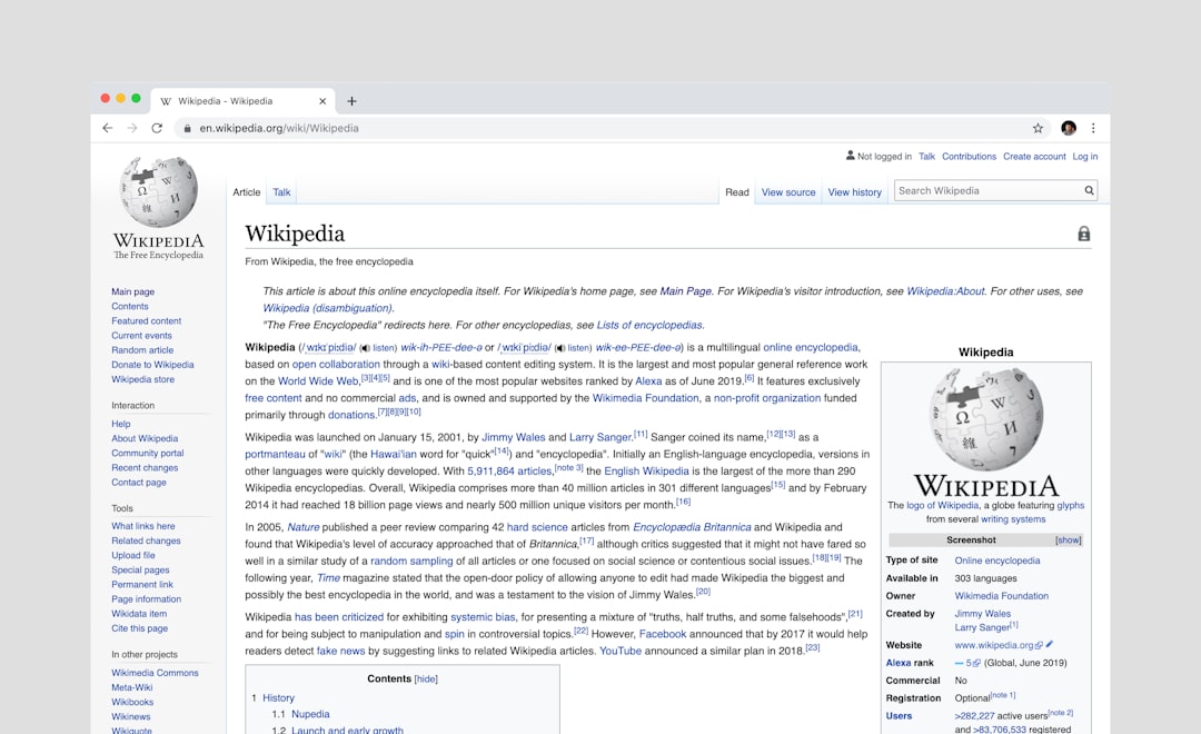 Wikipedia page screenshot wordpress dashboard, plugin installation, php files