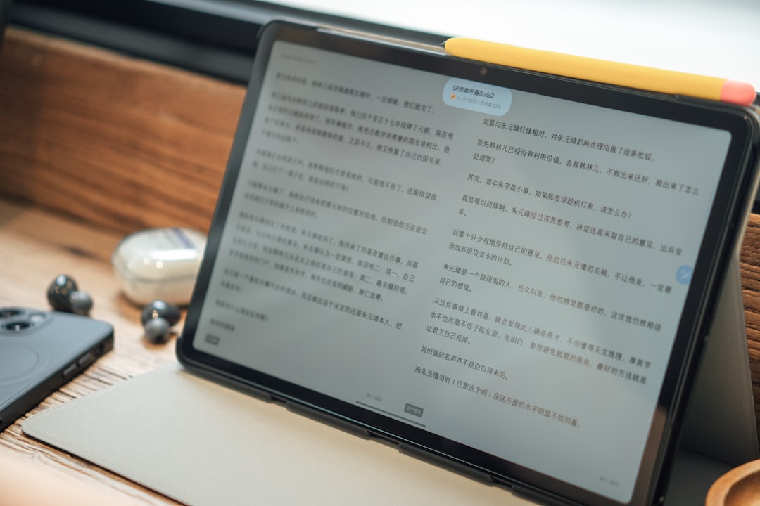a tablet with a screen wordpress dashboard seo plugin