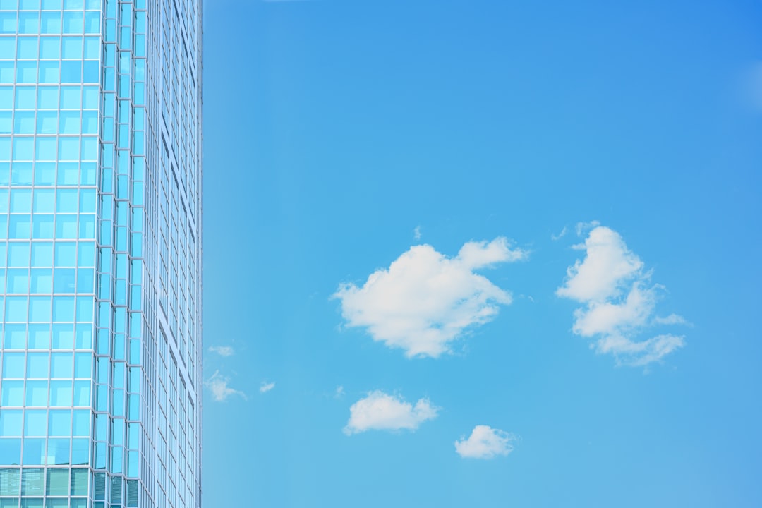 curtain wall building cloud computing, erp dashboard, business analytics