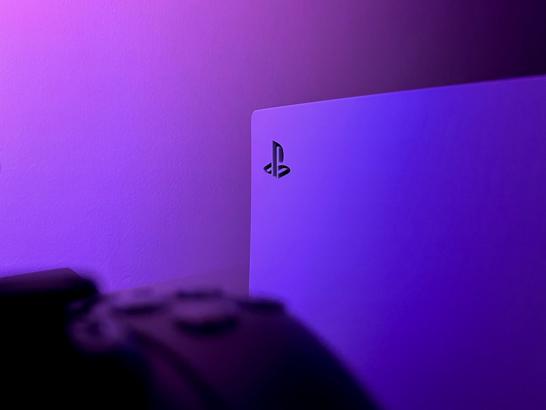 a hand holding a card playstation console setup screen, user account creation, error notification
