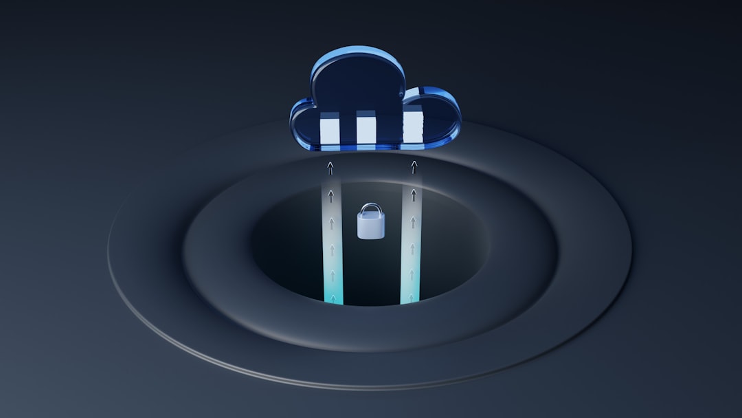 icon cloud backup concept, secure data storage, website security illustration